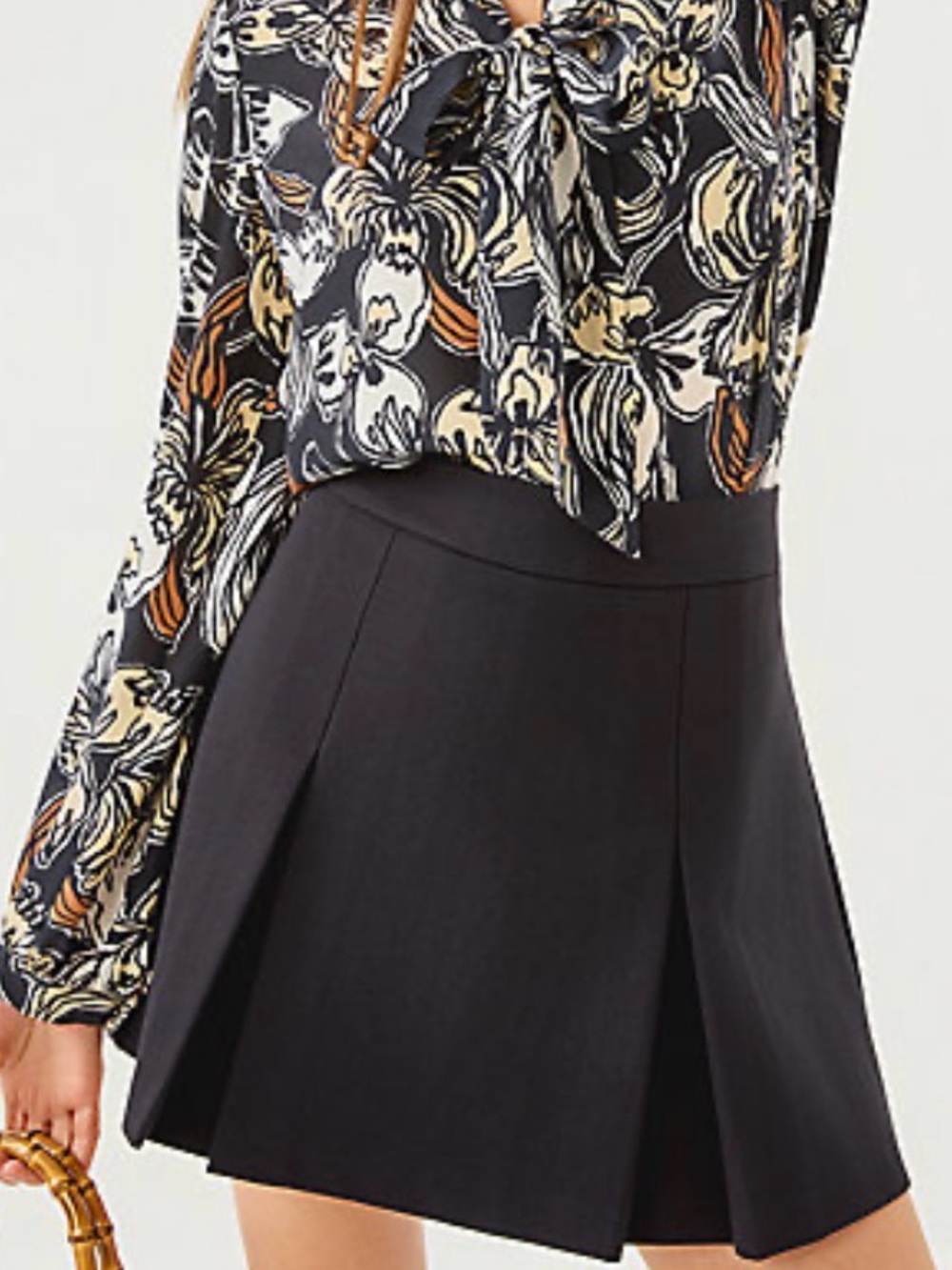 Lilly Pulitzer Black Delvey Skort